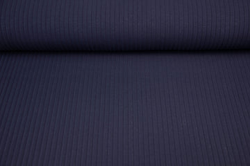 Breiter Rippenjersey, marine, 0,5 m